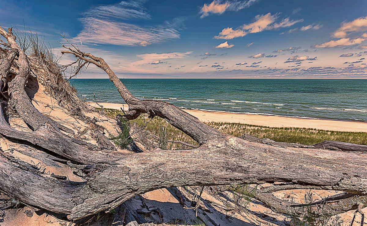 August Morning at Lake Michigan