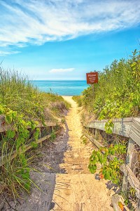 Beach Entrance at Beverly Shores