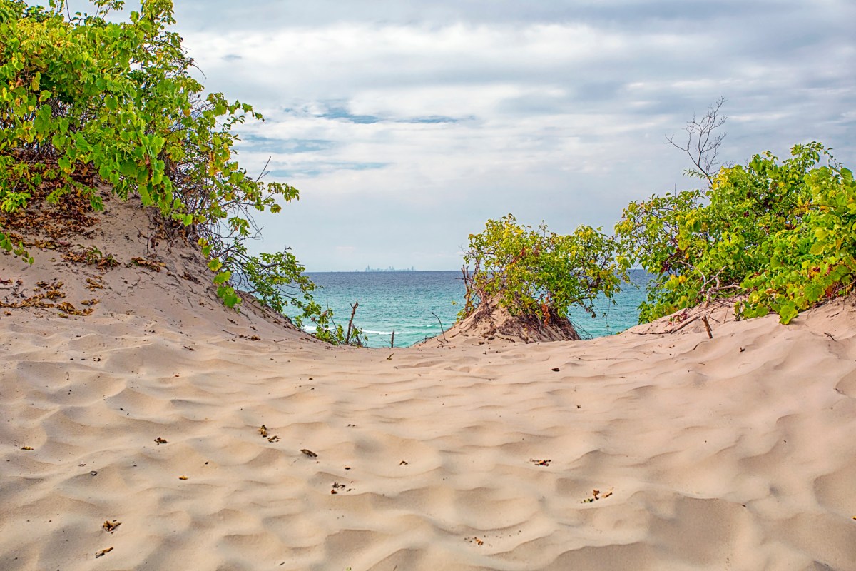 Dune Crest View Toward Chicago