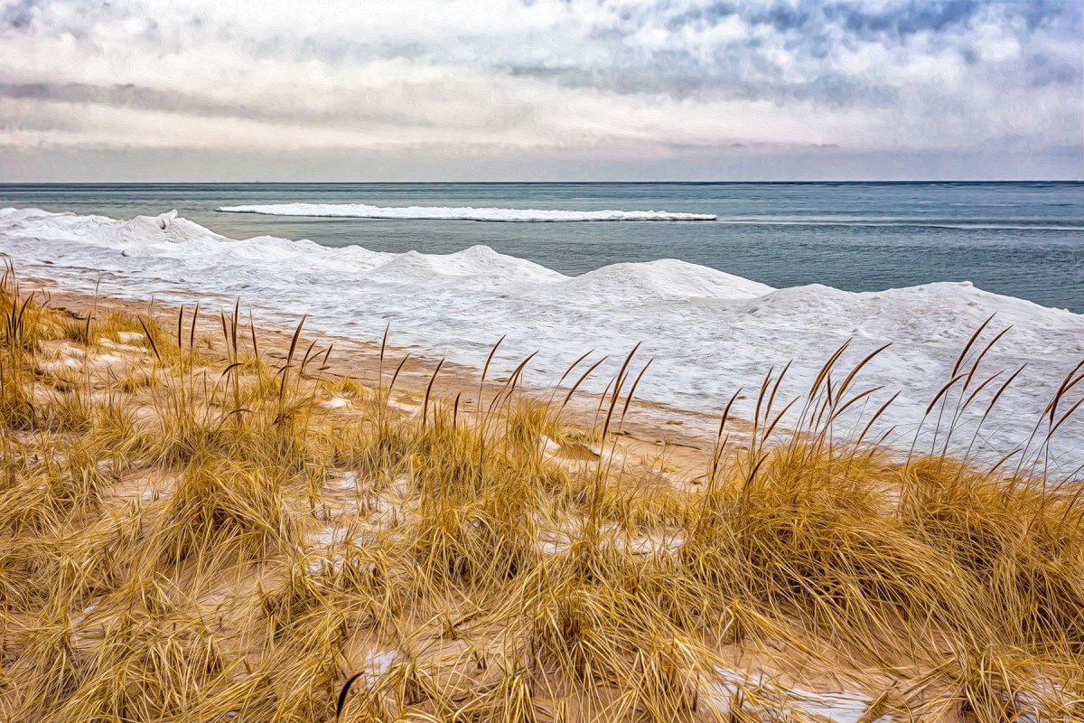 Ice Shelf and Island Iceberg