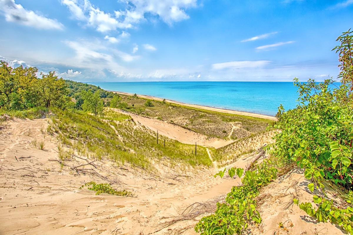 Lake Michigan from Blowout Ridge