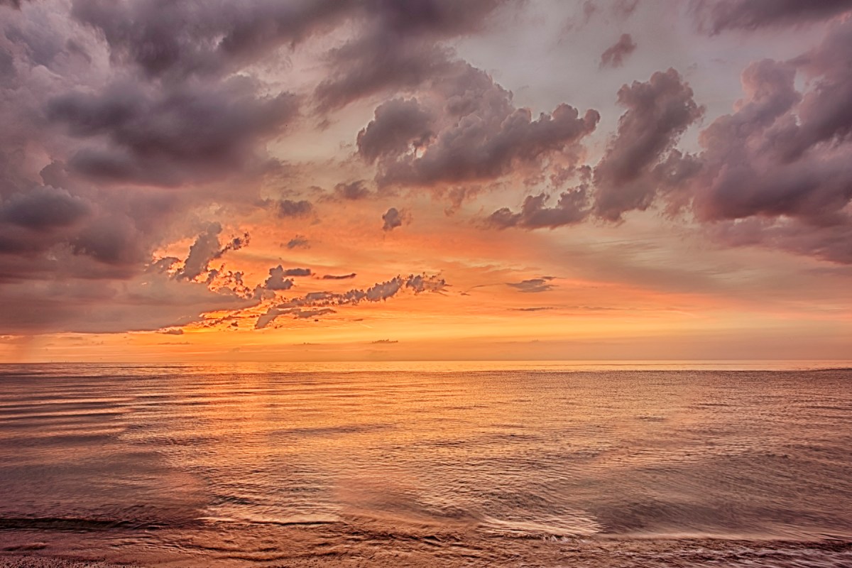 Lake Michigan Sunset in Early June