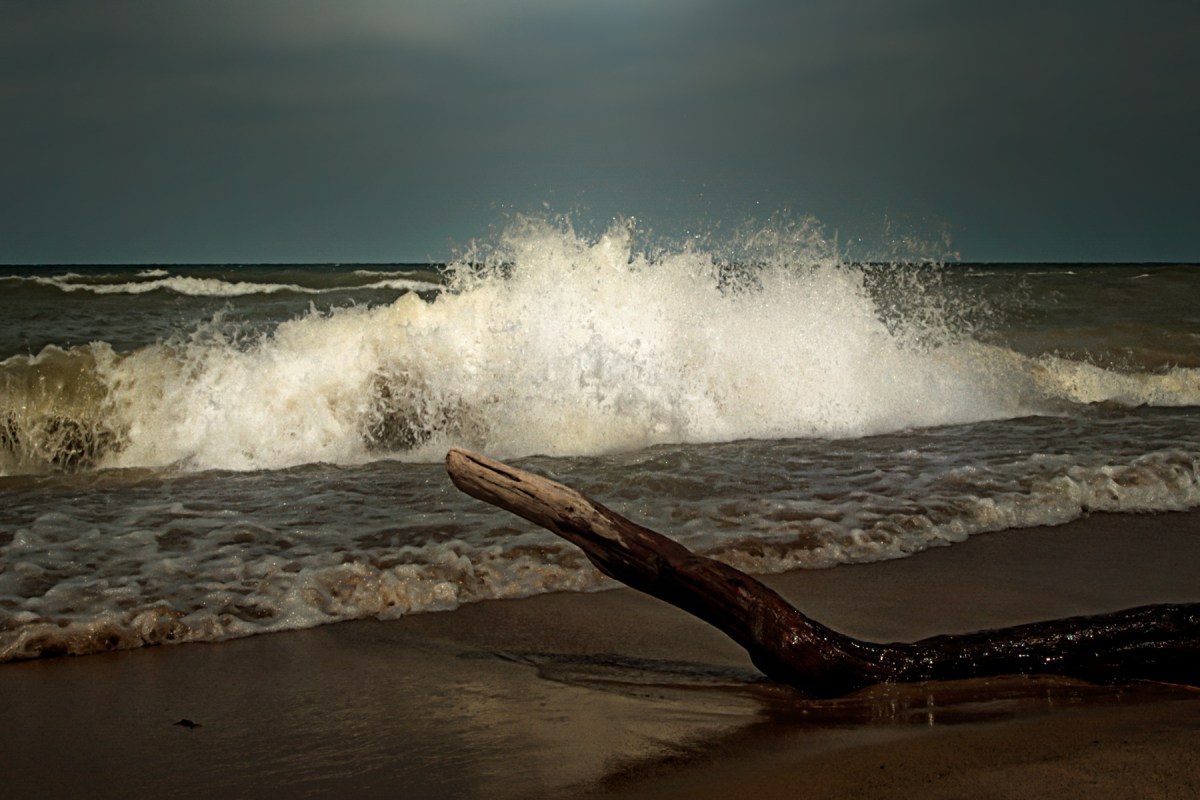 Lake Wave in Moonlight 1
