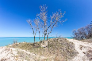 Late April Above Lake Michigan