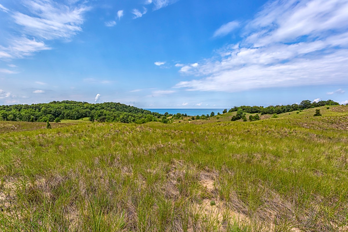 Hiking Inland at Big Blowout