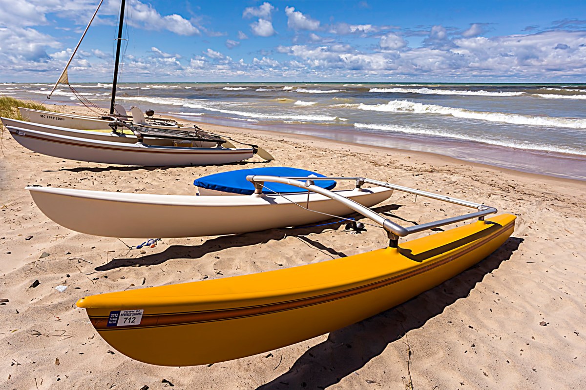 Small Sailing Craft in Spring