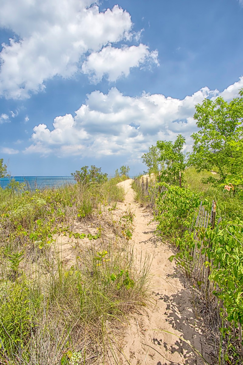 Trail Above Lake Michigan