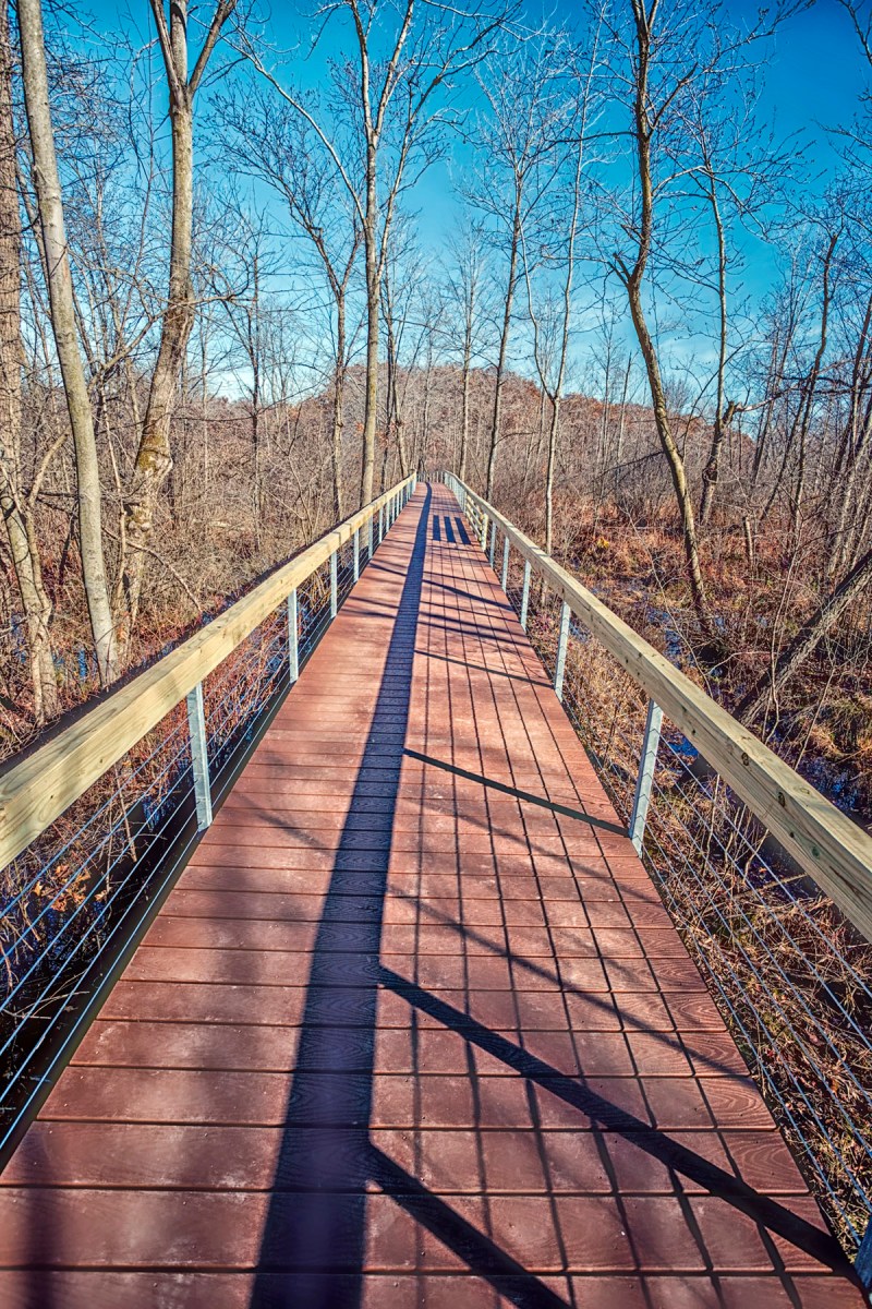 New Walkway Crossing Cowles Bog
