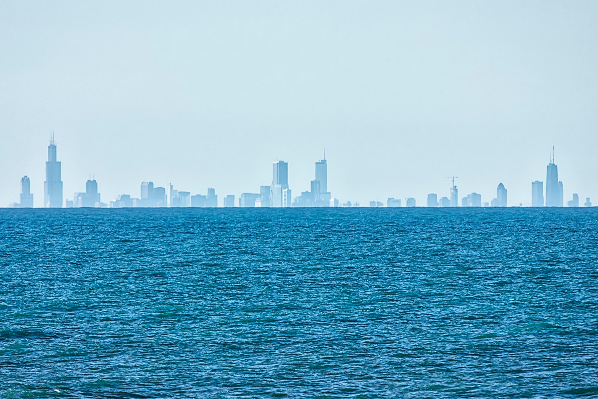 Chicago Skyline in Mid-December