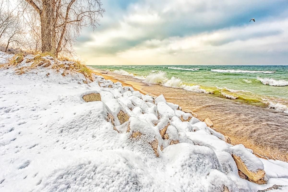 Lake Shore After Overnight Snow