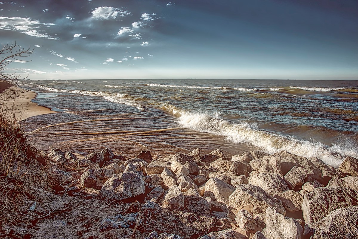 Late Afternoon Light at Lake Michigan